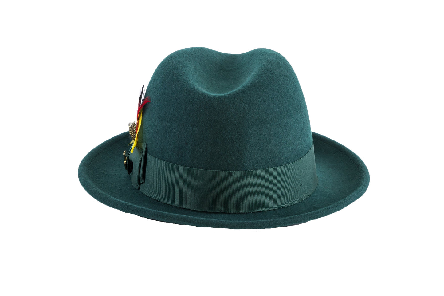 Ferrecci Brooks Soft 100% Australian Wool Felt Body With Removable Feather Great For Travel.