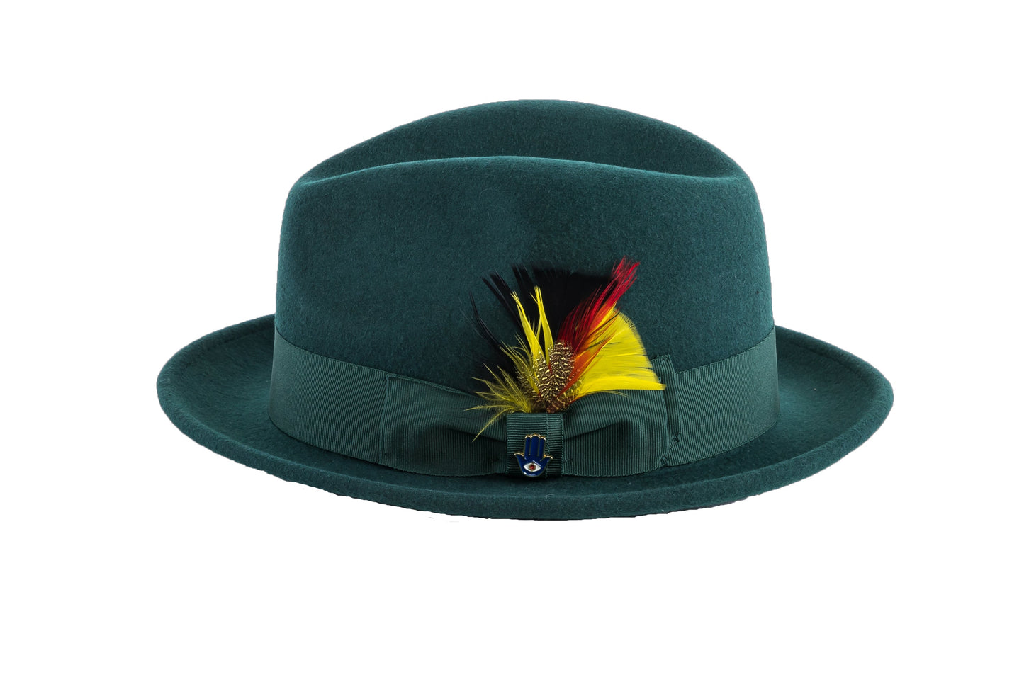 Ferrecci Brooks Soft 100% Australian Wool Felt Body With Removable Feather Great For Travel.