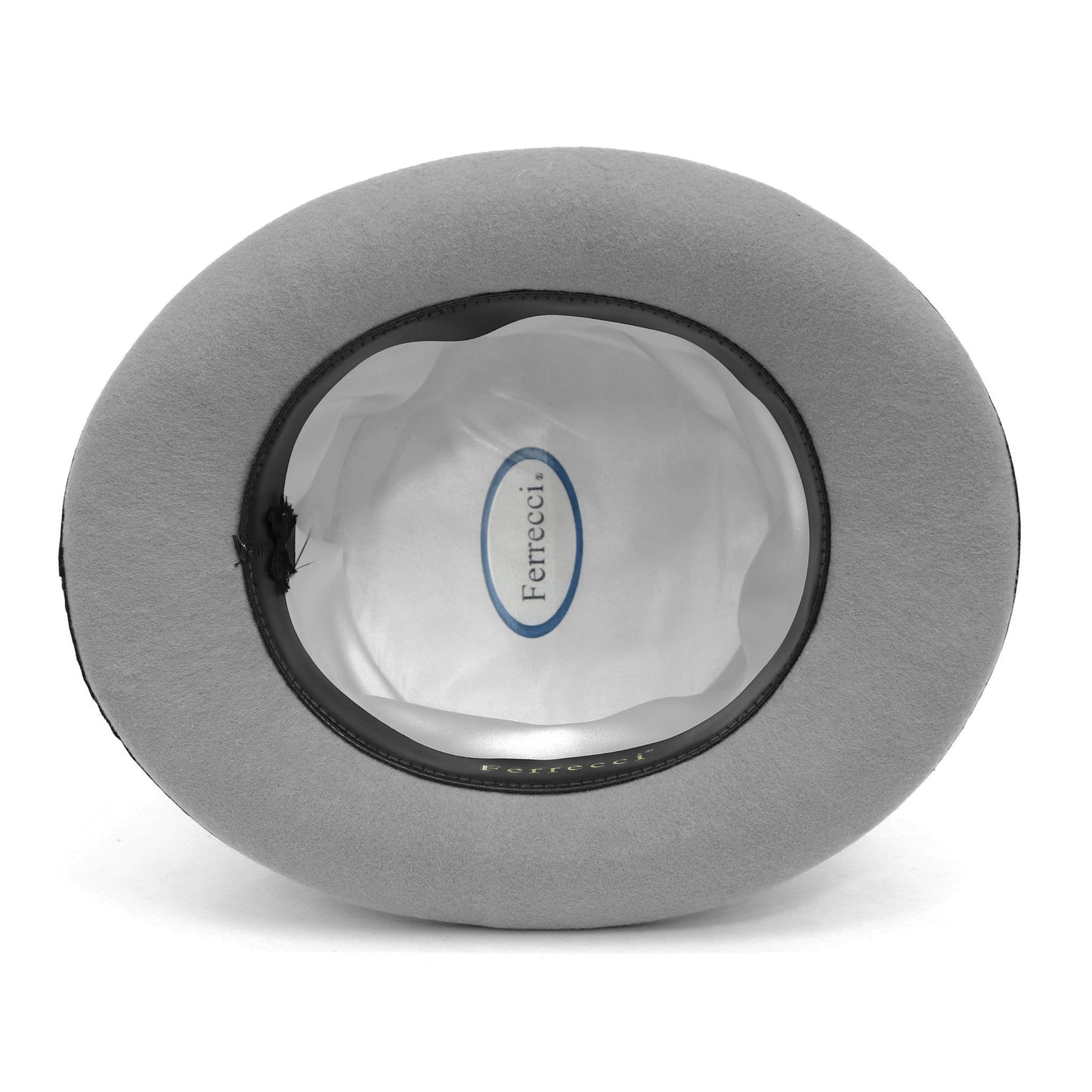 Premium Grey with Black Wool Top Hat - FHYINC best men's suits, tuxedos, formal men's wear wholesale