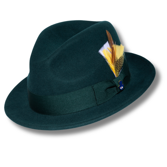 Ferrecci Brooks Soft 100% Australian Wool Felt Body With Removable Feather Great For Travel.